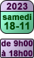 18 novembre 2023 de 9h00  18h00